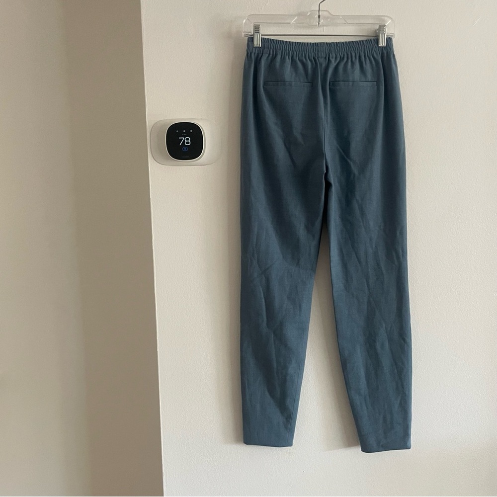 Theory Pintuck women's Blue Pants size 00 NWT